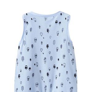 New Unisex footed sleeper with hat and headband